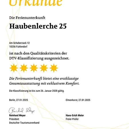 Haubenlerche 25 Casa de Férias *